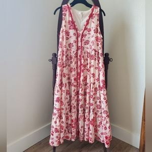 Entro Floral Tank Maxi Dress